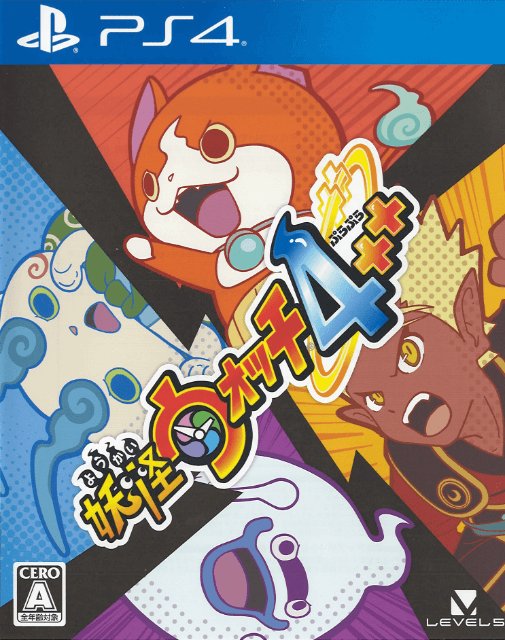 Yo-kai Watch 4++ box art for Playstation 4